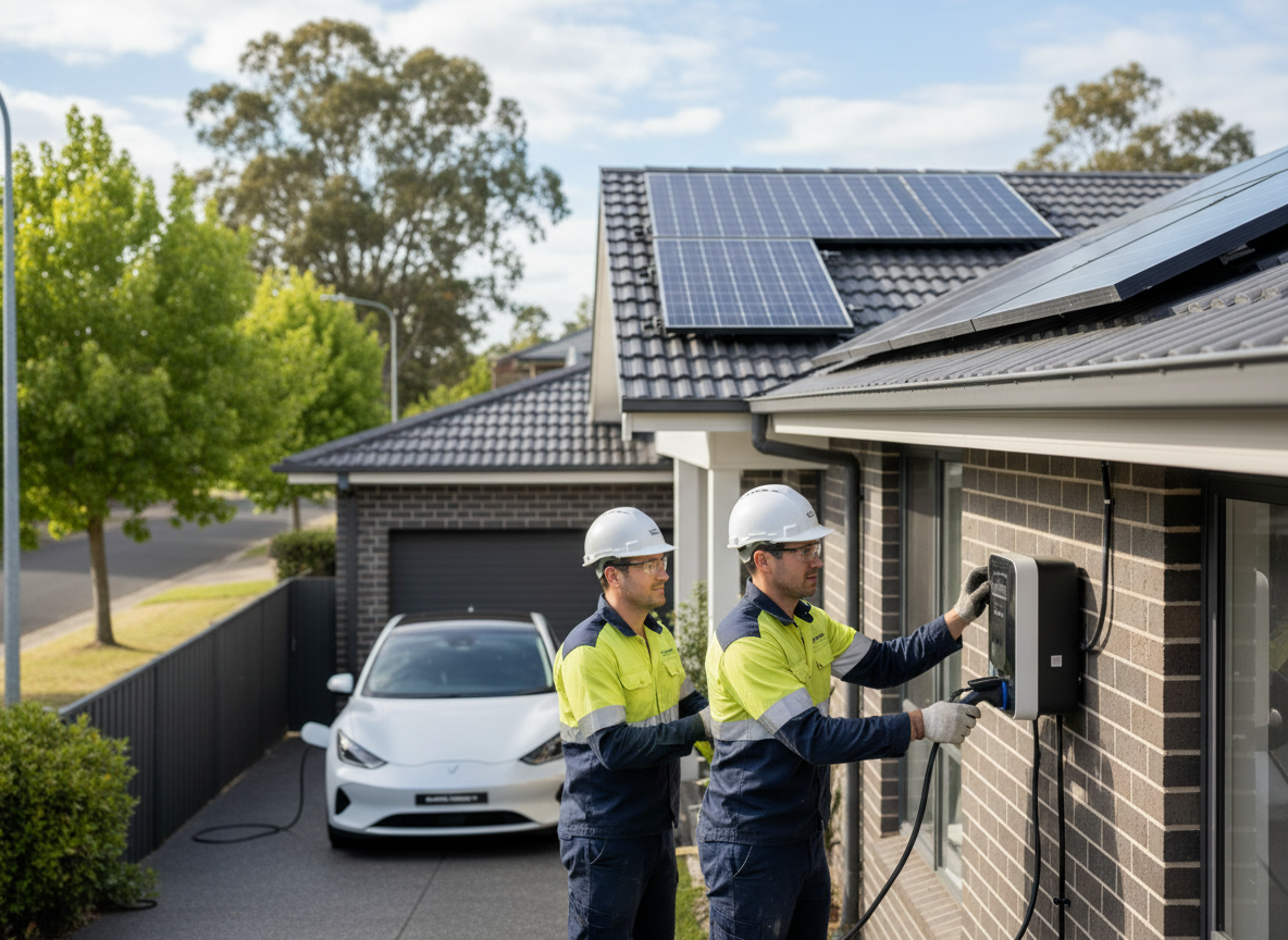 Solar EV Charger Installation in Melbourne