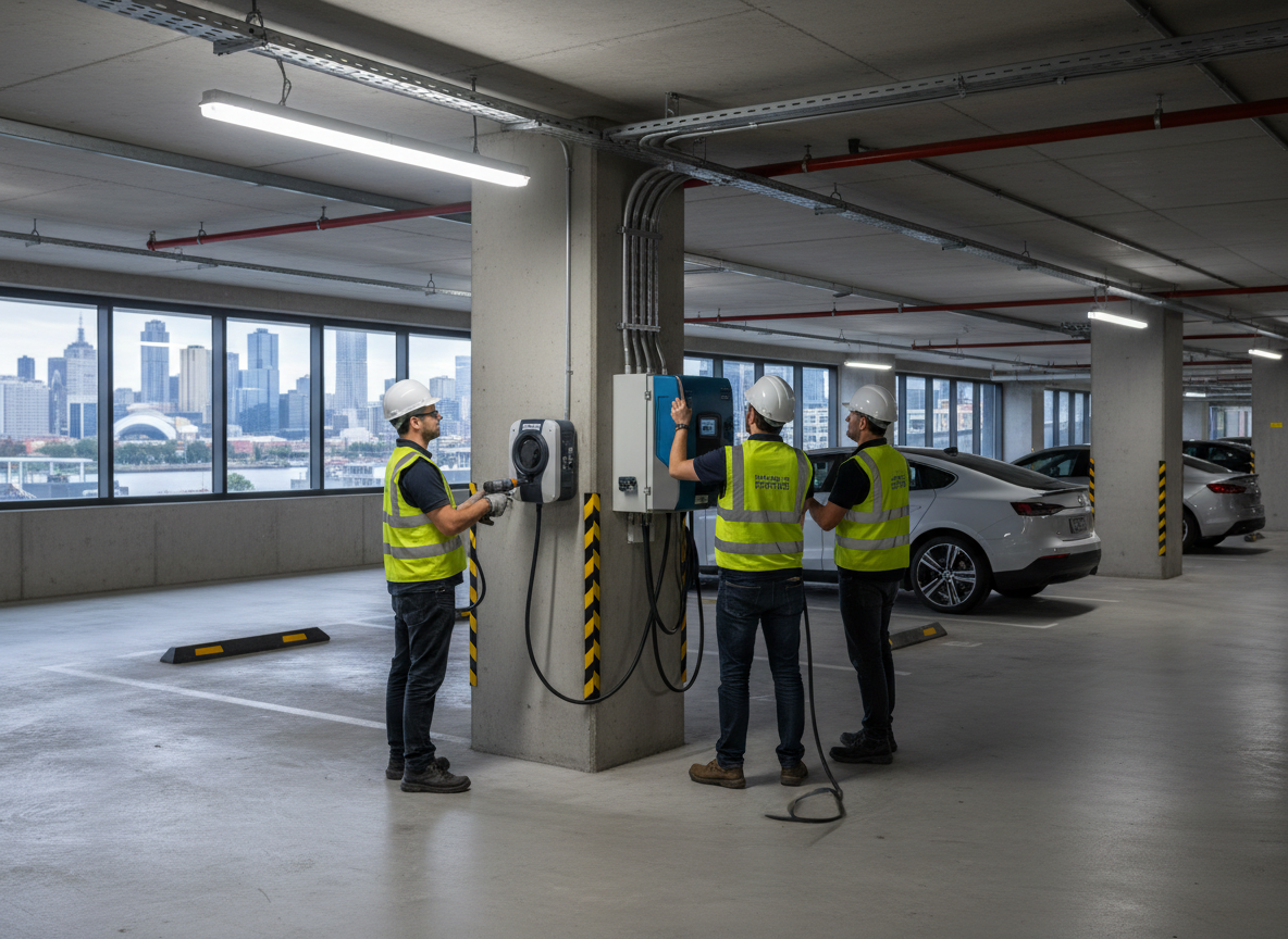 Three-Phase EV Charger Installation in Melbourne